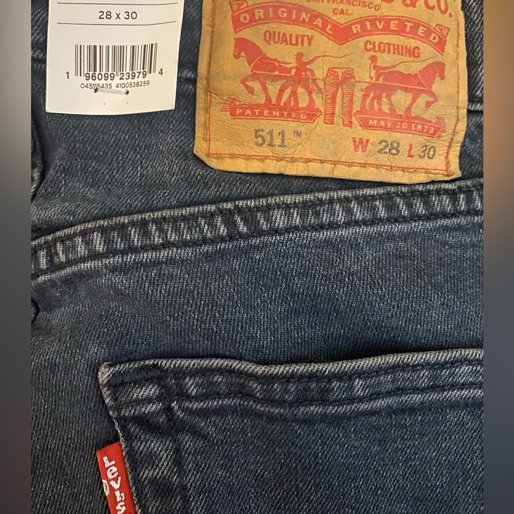 Levi's Men's 511 Slim Fit Jeans -Size 28x30 (New)